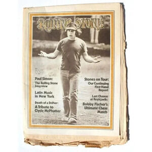 Vtg July 20, 1972 Rolling Stones No. 113 Magazine Newspaper - Paul Simon